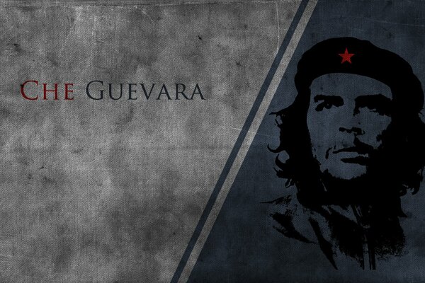 Poster d arte Che Guevara minimalismo