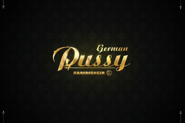 Plakat Rammstein. German Pussy