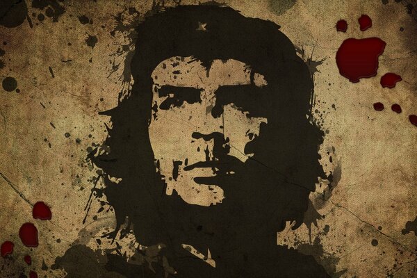 Ritratto di combattente per la libertà-Che Guevara