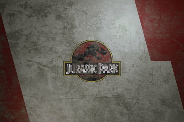 Wand mit Jurassic Park Inschrift