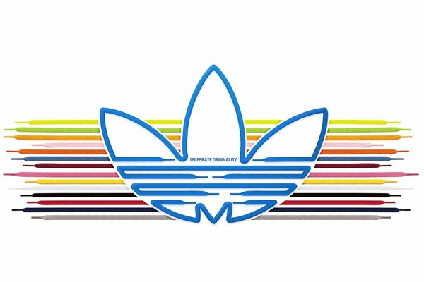 The original image of the Adidas symbol