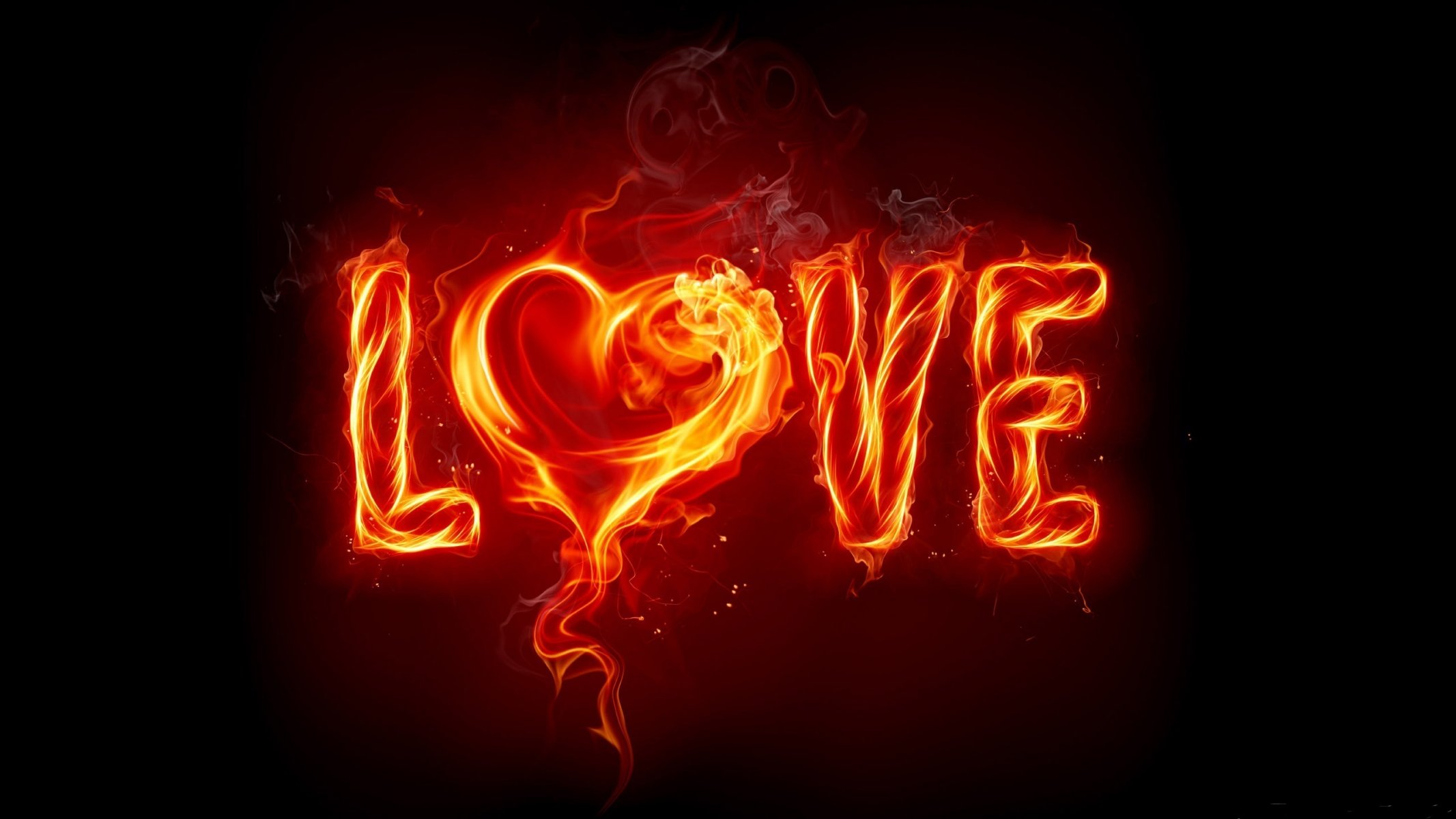 amour feu coeur