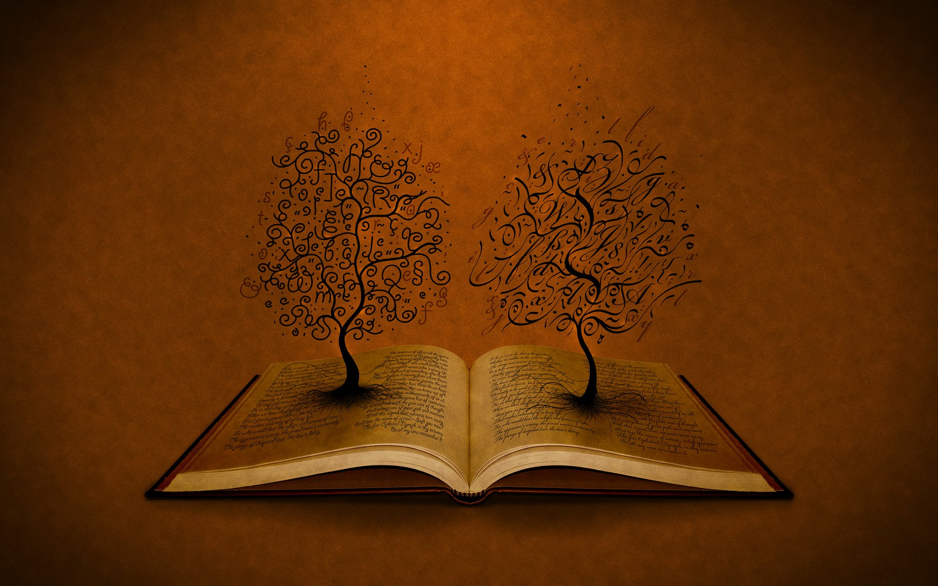 livre arbres lettres