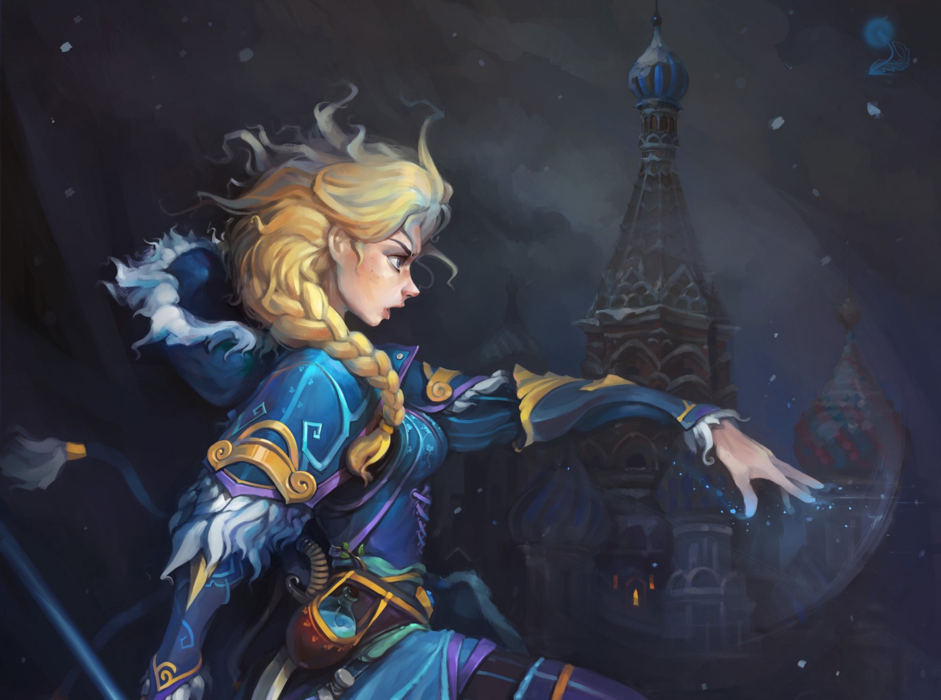 crystal maiden rylai dota 2 crossover elsa frozen dziewczyna zima