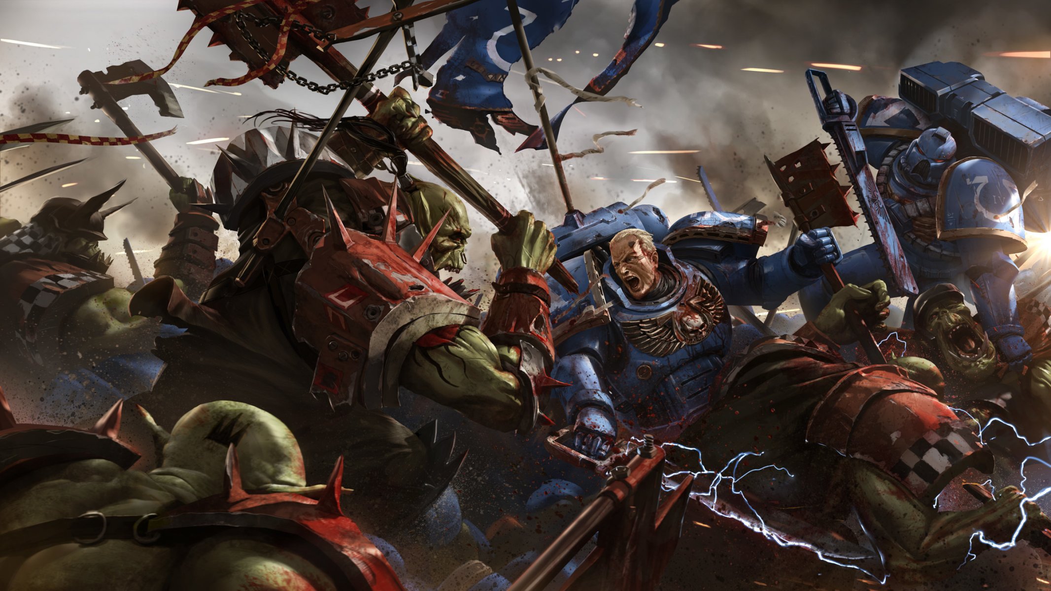 eternal crusade warhammer 40k wh40k warhammer orcs marines space marine