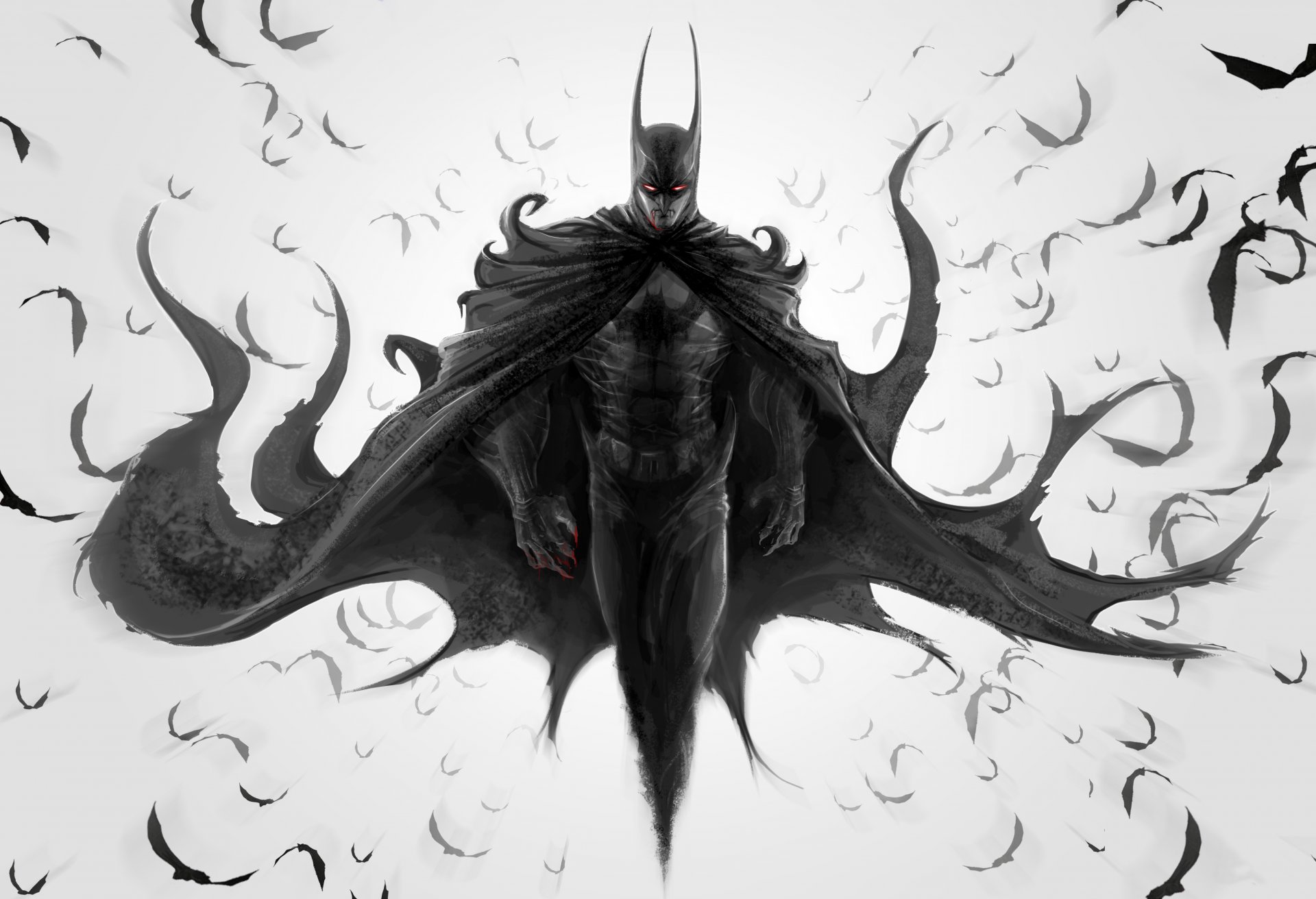 il cavaliere oscuro fan art dc comics batman