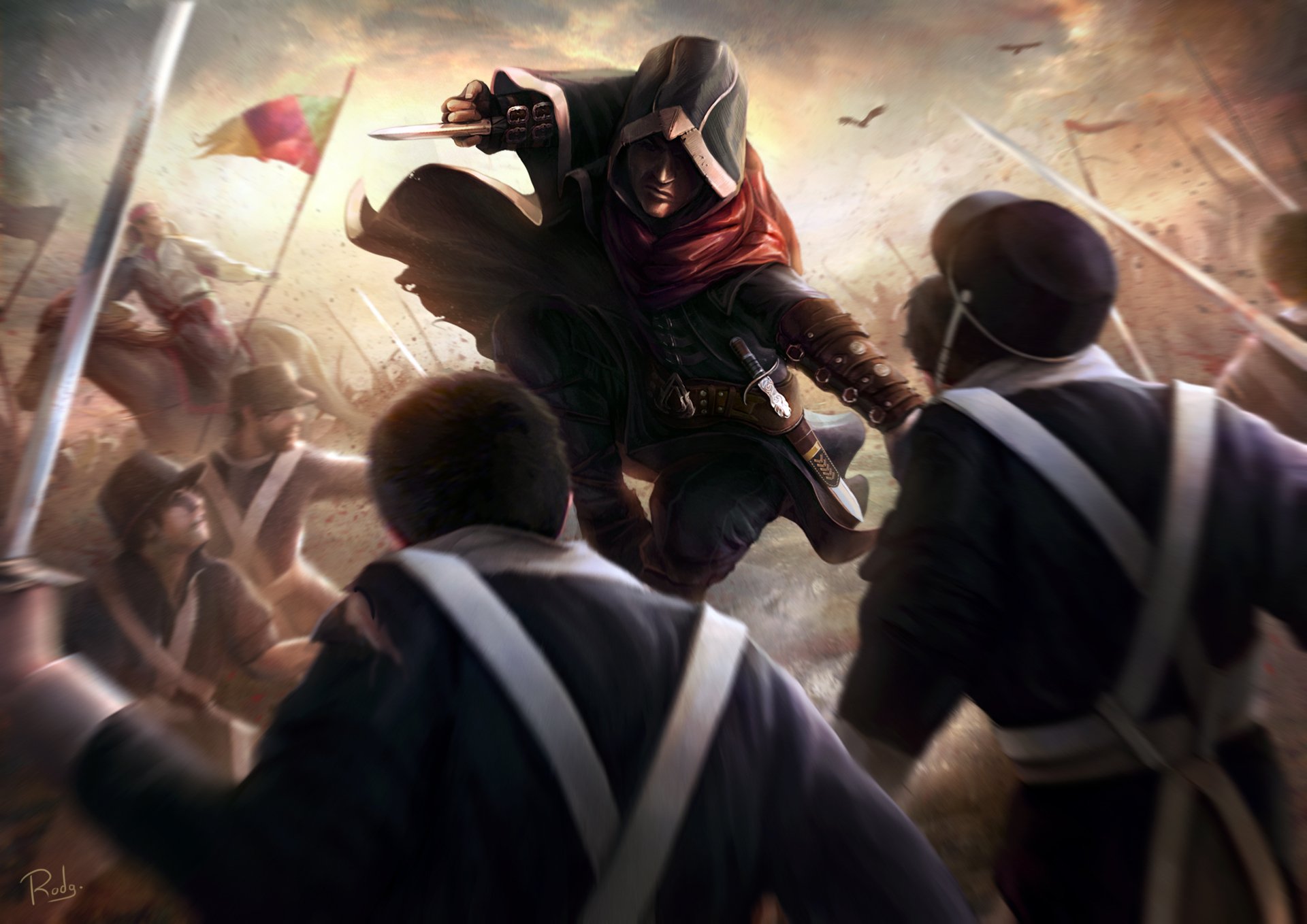 assassins creed assassine soldaten krieg