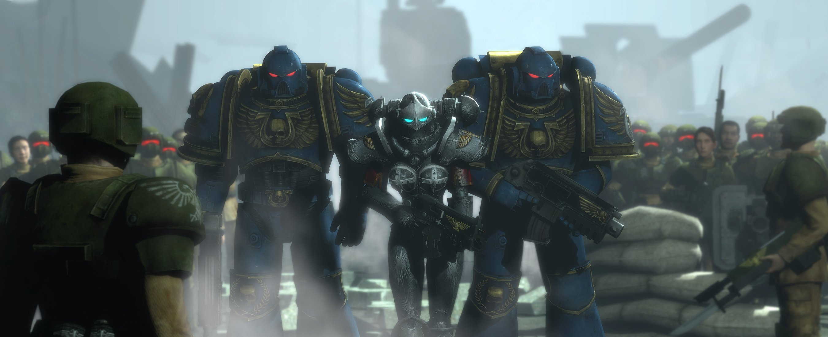 warhammer 40.000 space marine trio