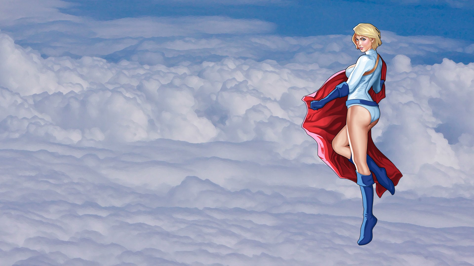 alimentación chica dc comics cara zor-l karen starr chica cómic heroína nubes