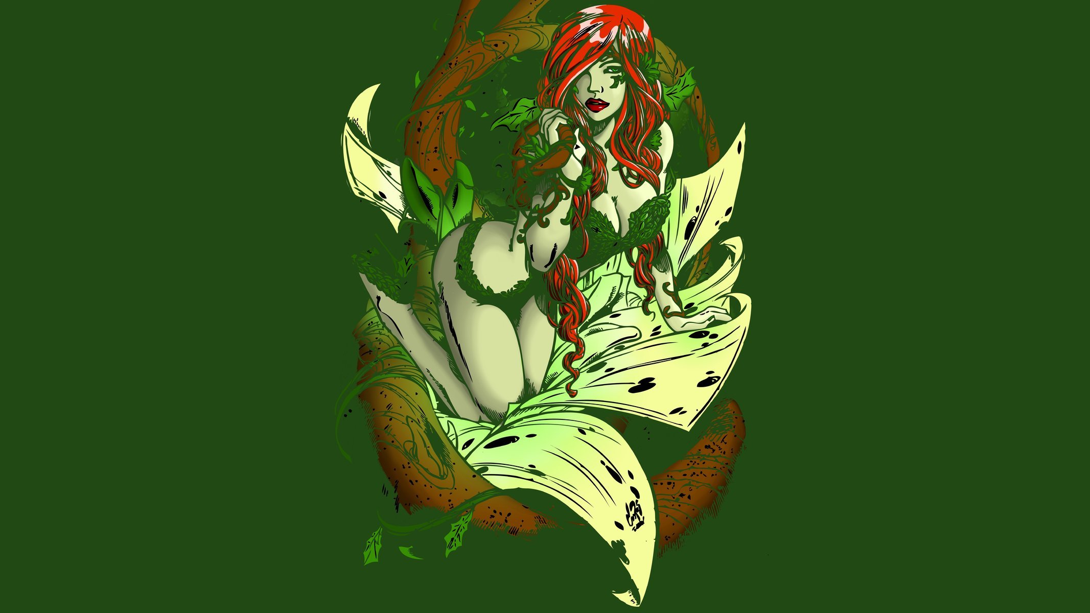 dr pamela lillian isley sztuka komiksy dc universe poison ivy