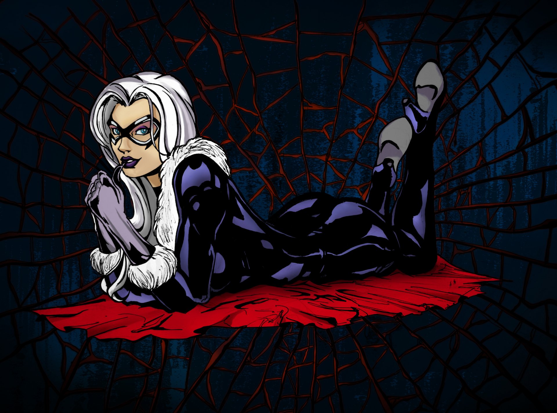 black cat felicia hardy marvel comics web