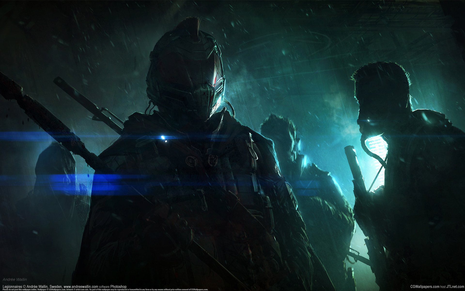 legionnaires andrée wallin andreewallin cg wallpaper sci-fi city another world space paratroopers weapons space fiction