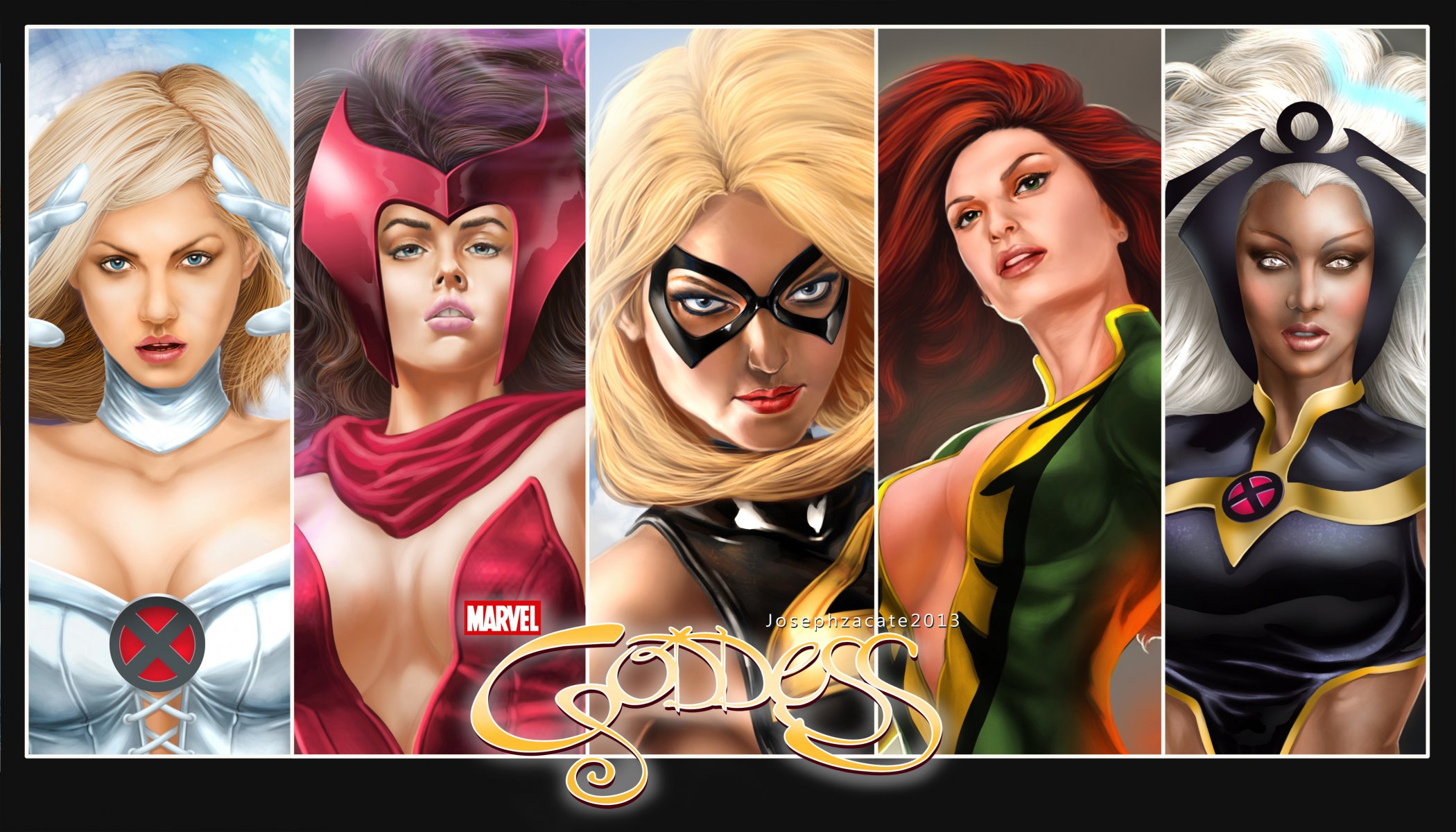 emma frost scarlet witch signora marvel warbird jean grey-estati phoenix tempesta marvel