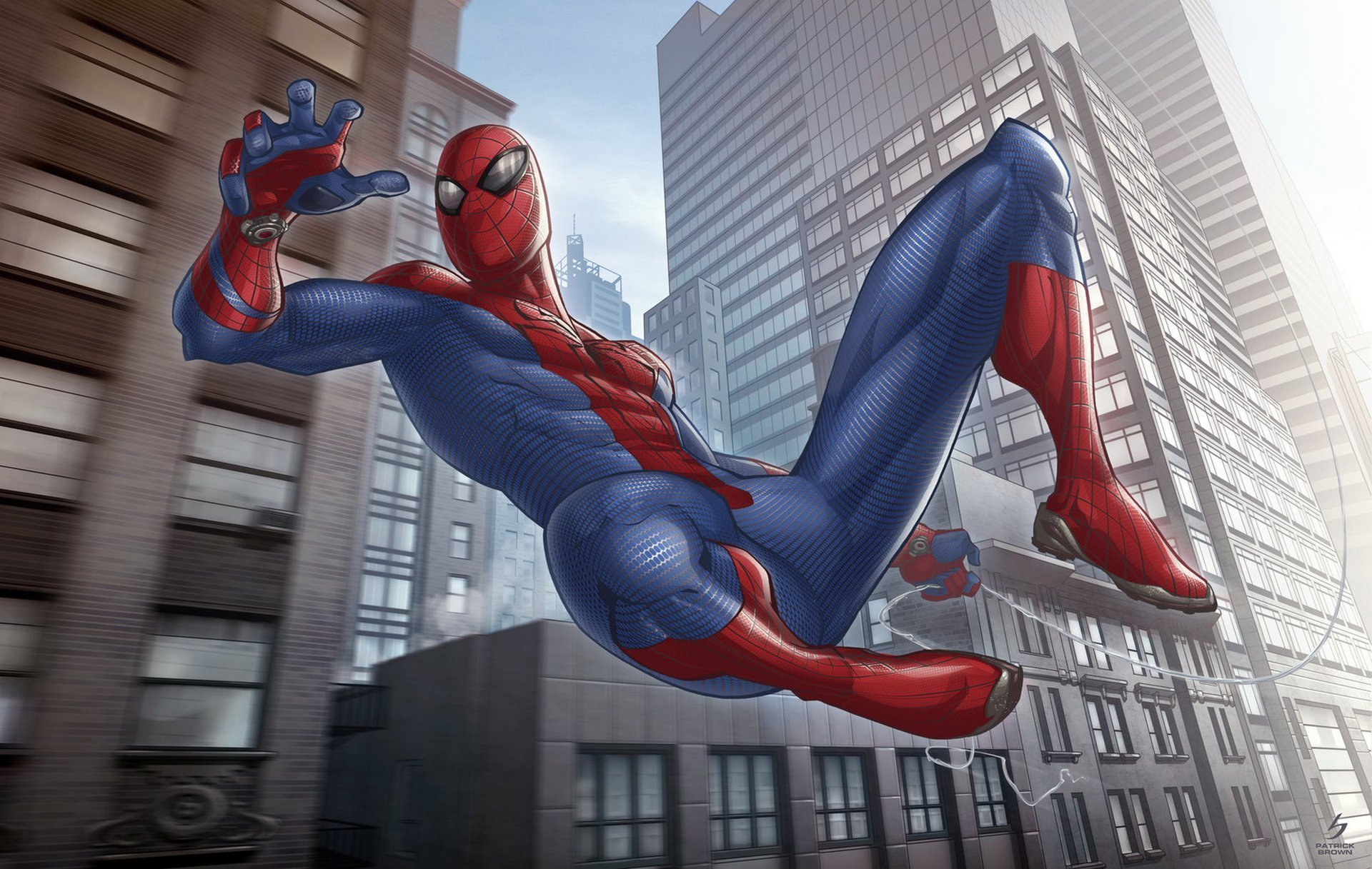 surprenant spiderman fan art patrick brown bande dessinée