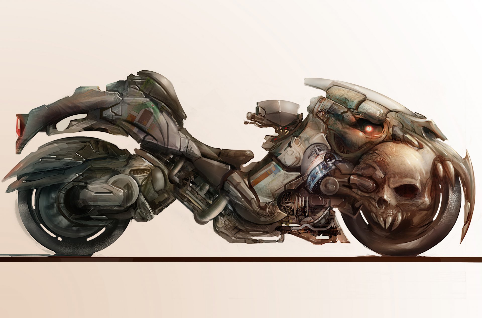 Cyberpunk motorcycle art фото 113