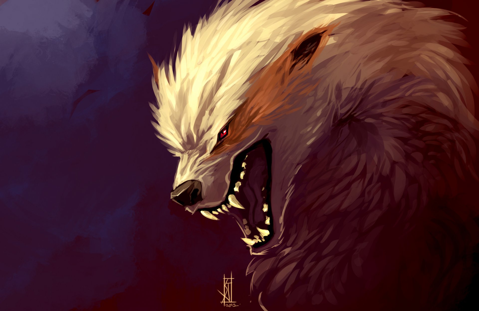 arcanine di therisingsoul arte predatore sorriso zanne