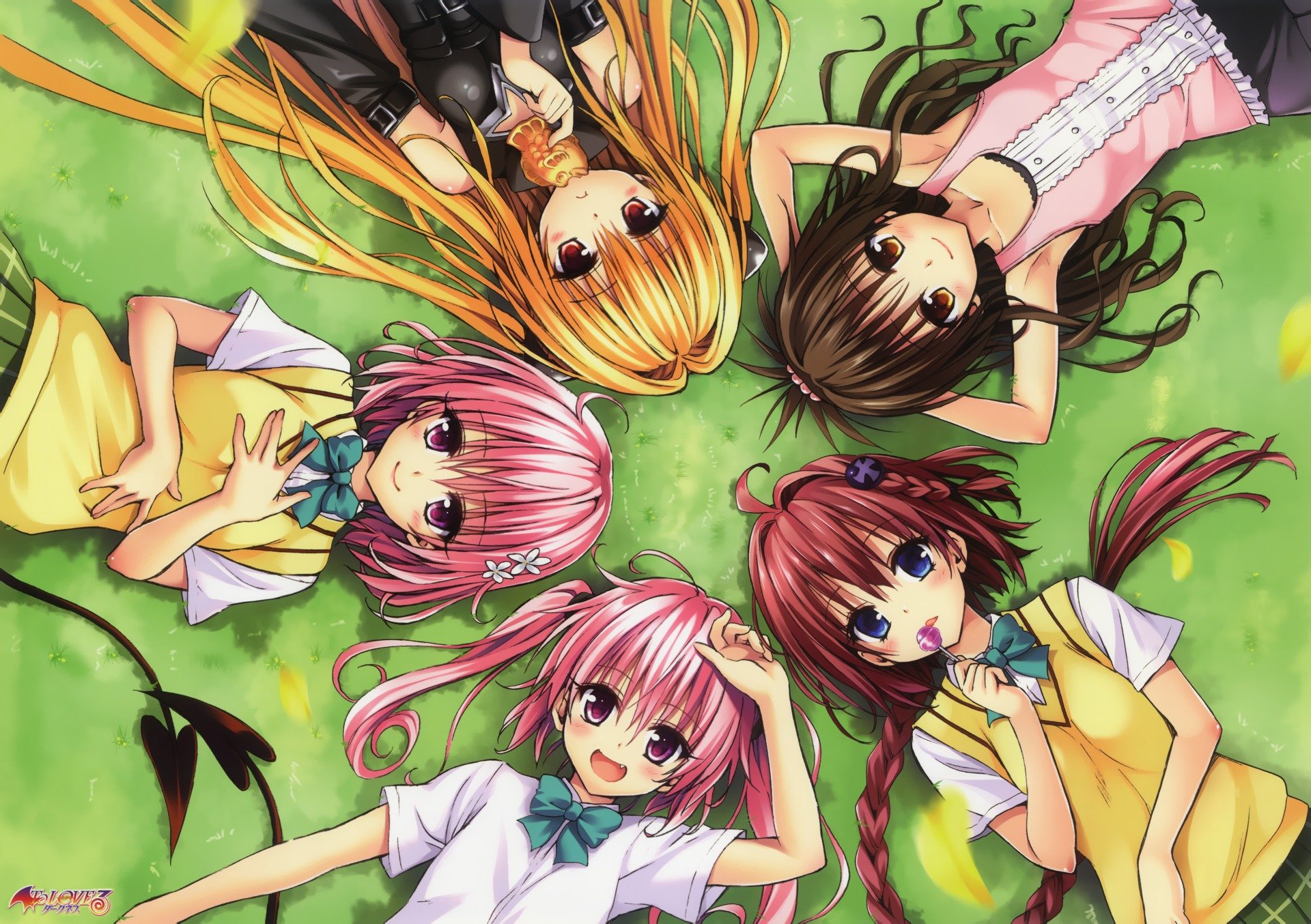 art yabuki kentarou anime love ru love ru darkness love troubles girls momo velia deviluke momo velia deviluke nana asta deviluke nana asta deviluke golden darkness golden darkness kurosaki mea kurosaki mia yuki mikan yuki mikan lie gra