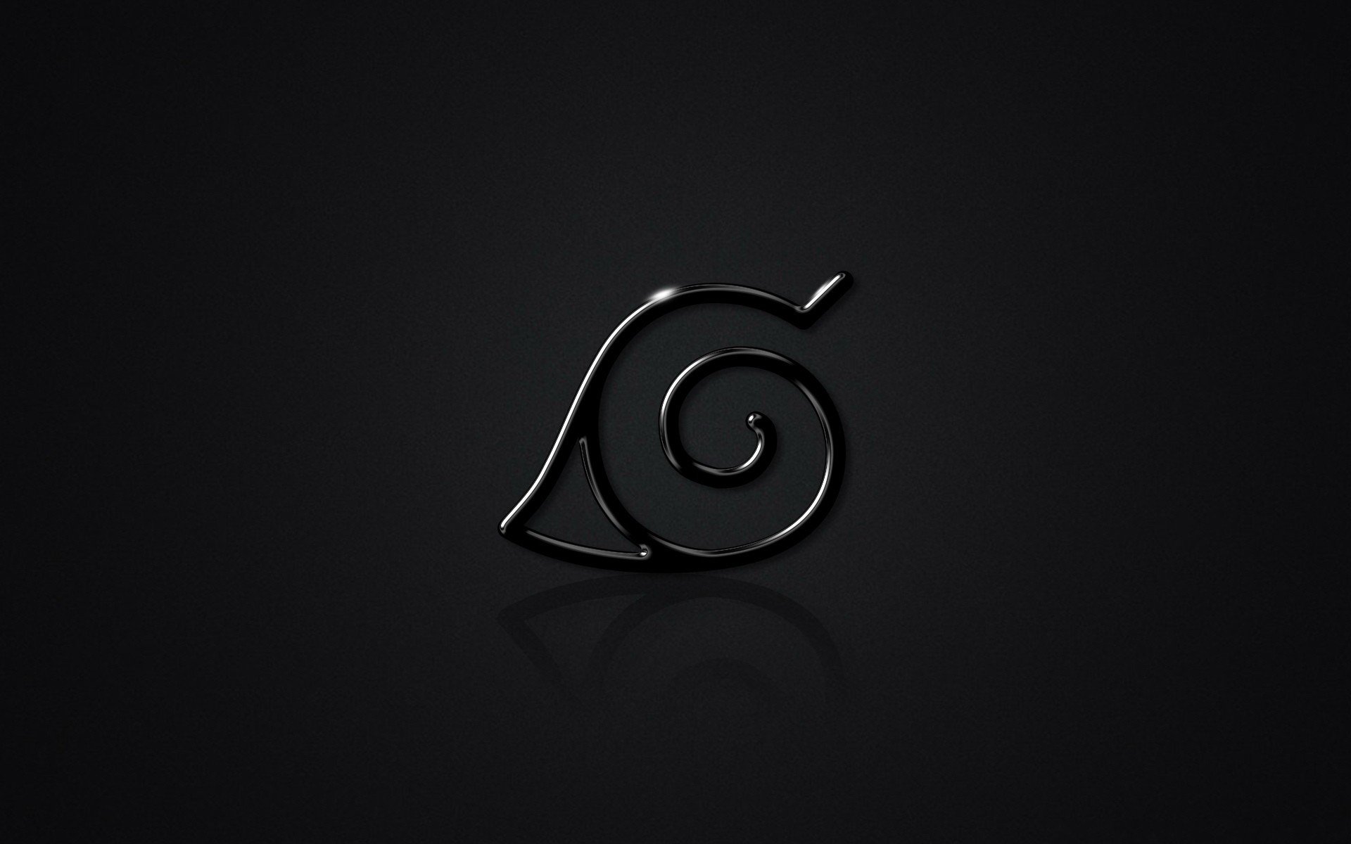 emblem konoha black background naruto