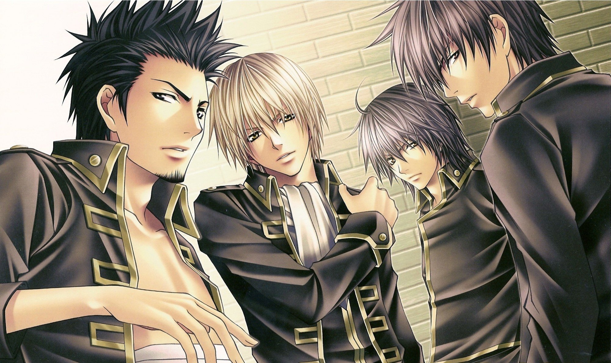 gintama shinsengumi hijikata toushirou isao kondo yamazaki sagaru okita sougo mężczyźni samuraj bandaże mundur wojskowy