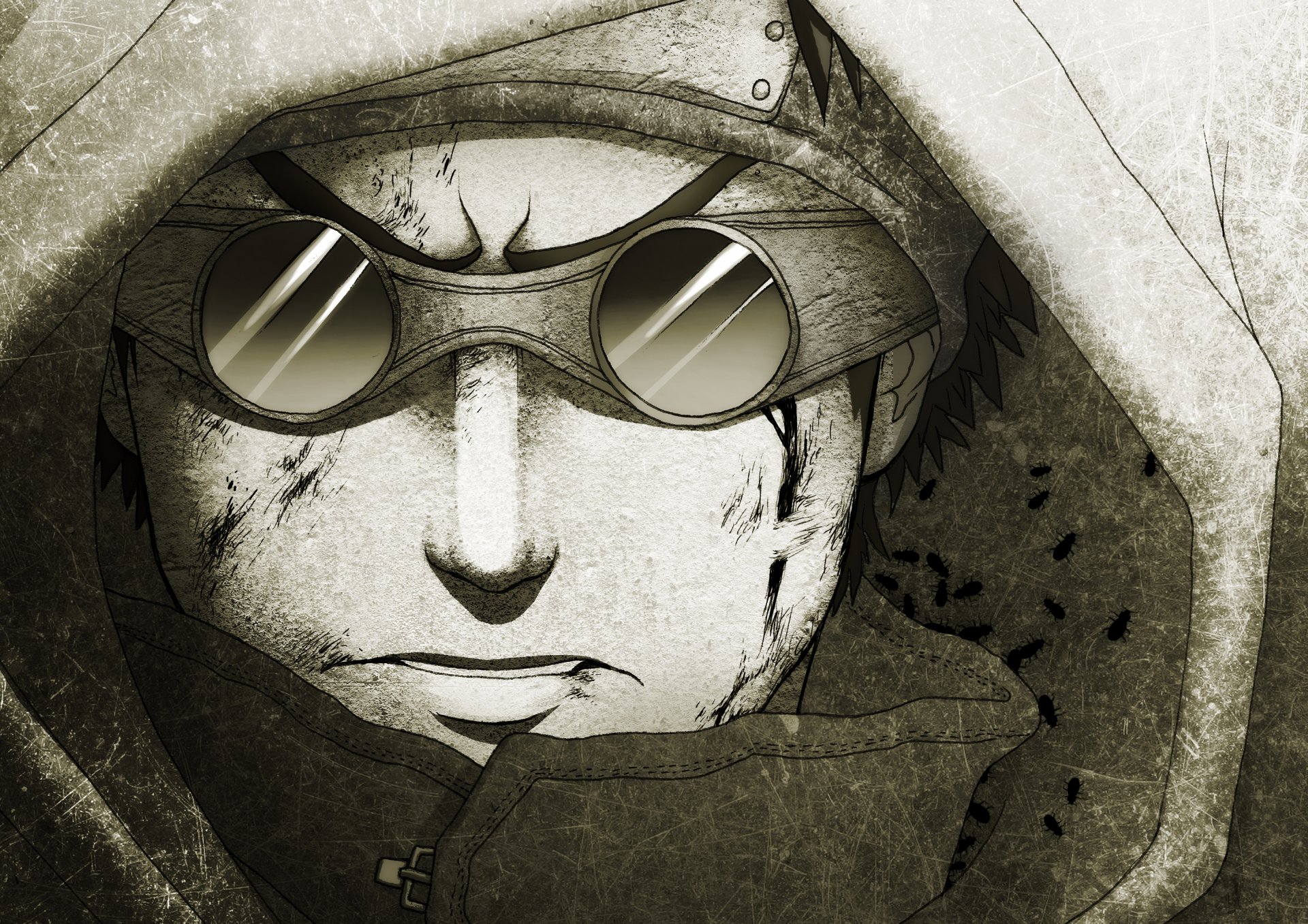 picture linnyxito naruto aburame shino guy sunglasses hood