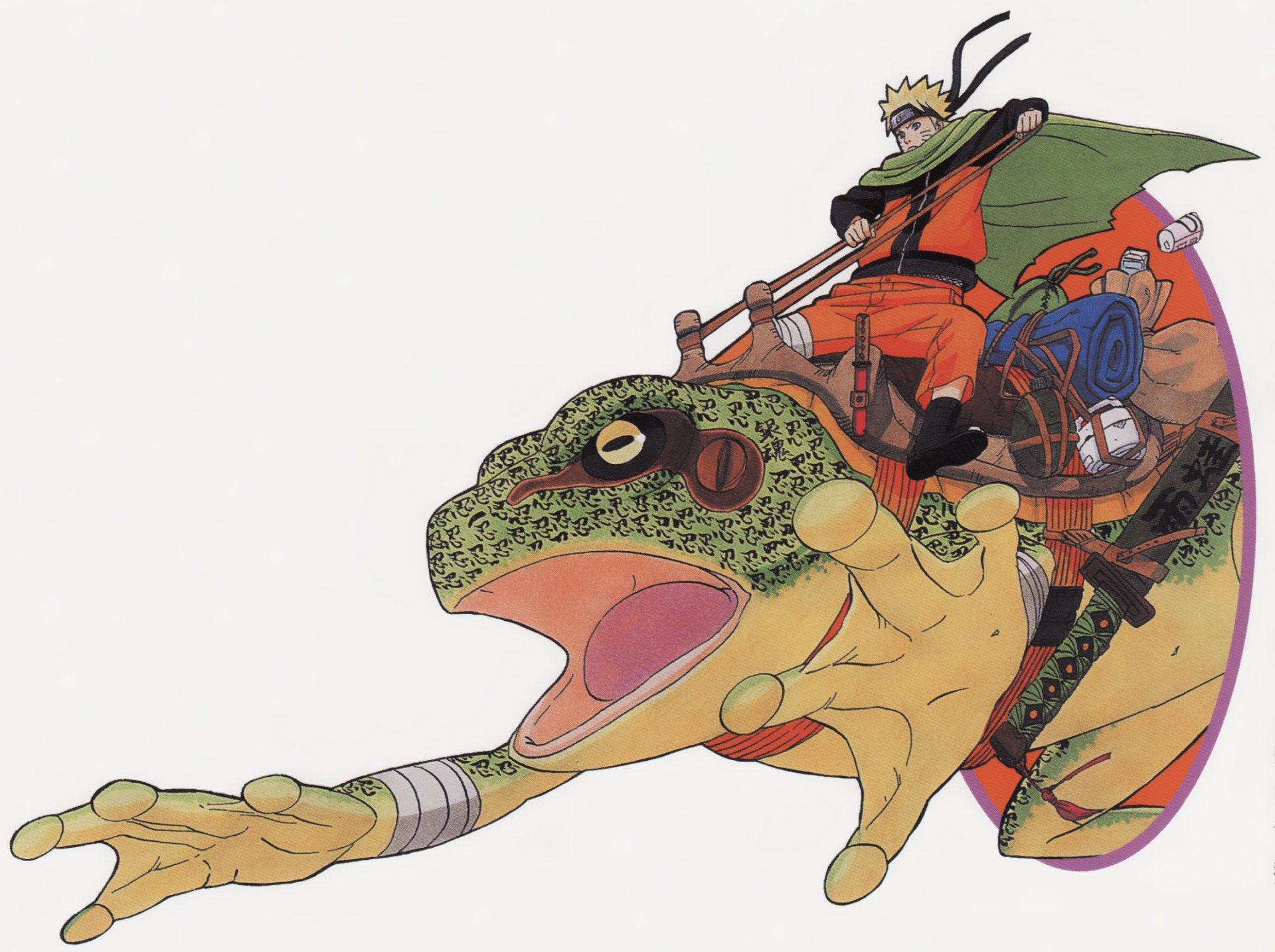 art anime manga naruto crapaud