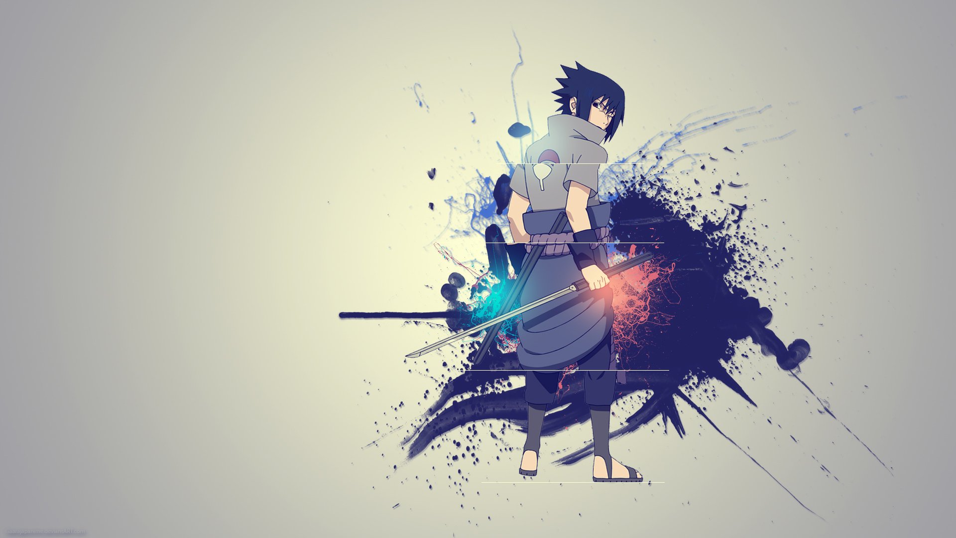 naruto sasuke uchiha sasuke creativo spada kusanagi