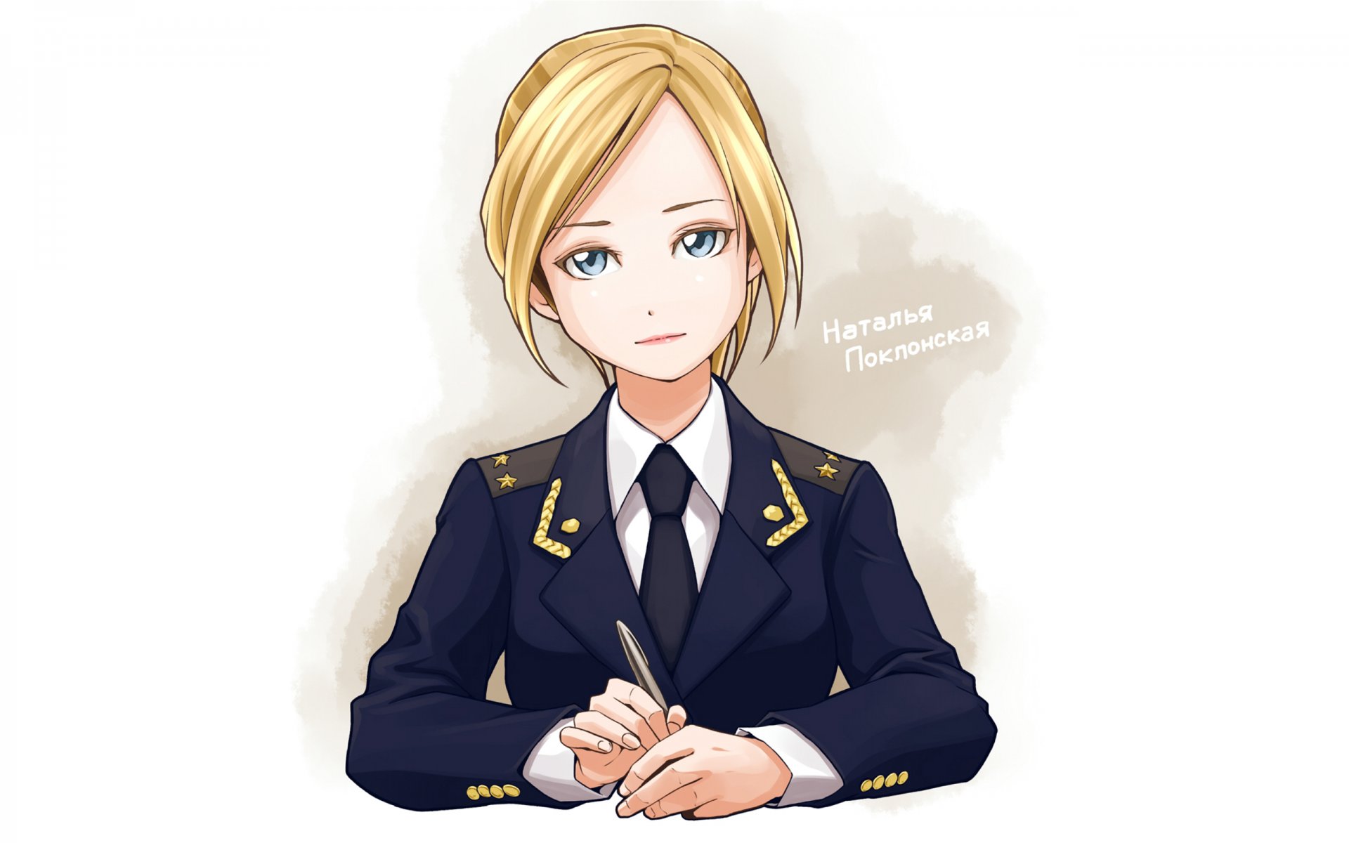 natalya poklonskaya girl portrait anime