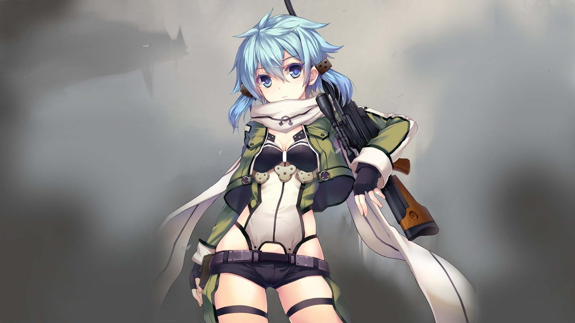 word art online sinon ggo