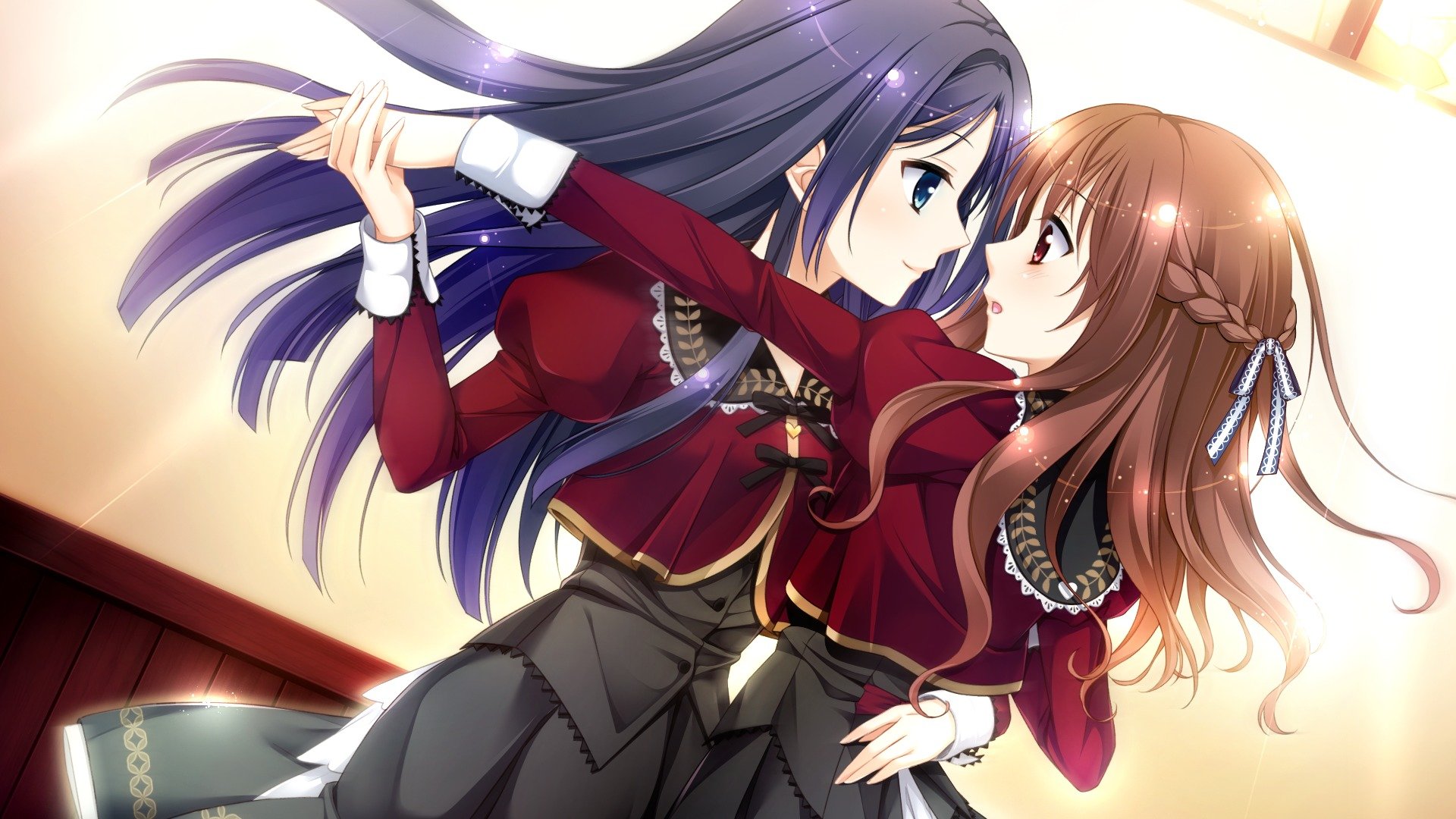 akura mau otome no rondo mahara aoi amatsuka ryouka game cg girls smile