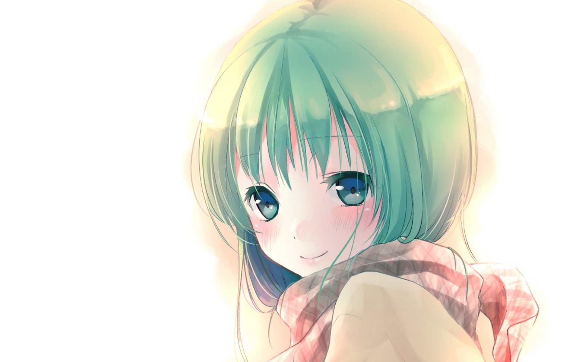 anime vocaloid carino ragazza sguardo faccia