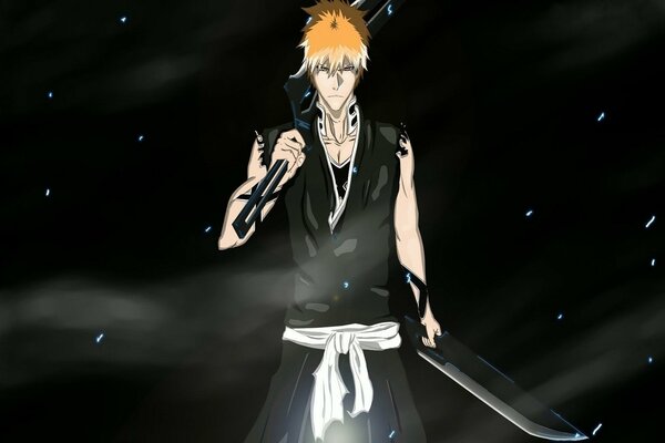 Anime art by ichigo kurosaki