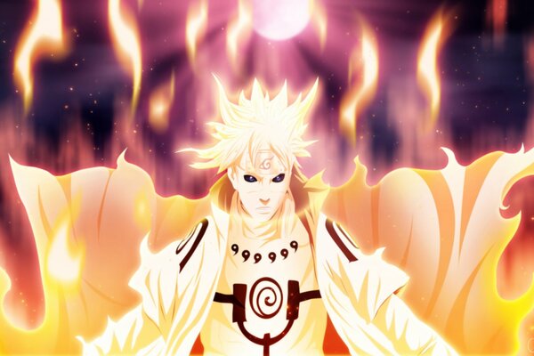 Naruto manía de fuego en el anime