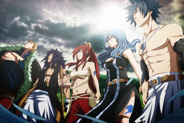 personajes del anime Fairy tail 