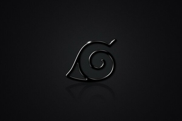 Emblème de Naruto sur Yon noir