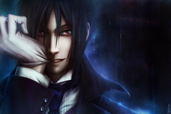 Sebastian from the anime The Dark Butler . 