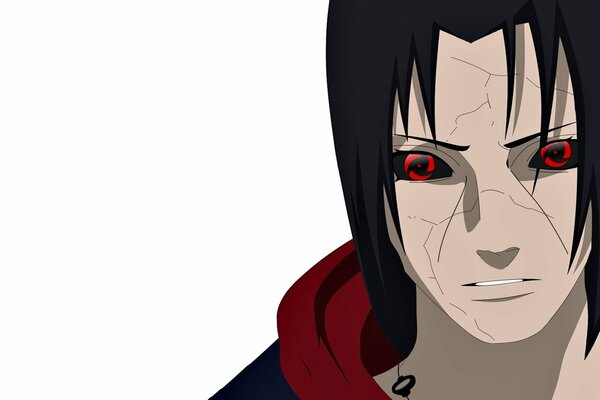 Anime. A character from the game. Naruto with black hair