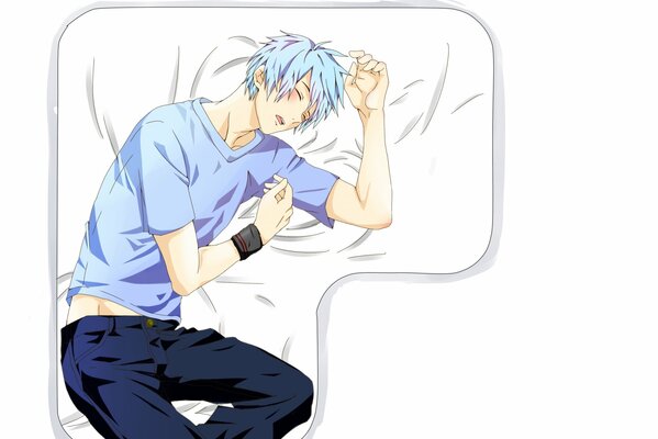 Kuroko Basket Basket ragazzo dorme