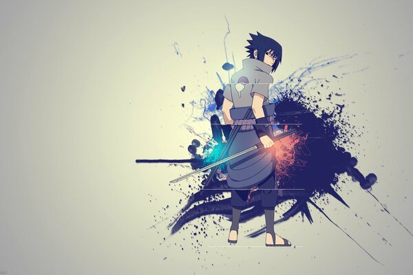 Uchiha Sasuke anime wallpaper