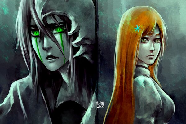 Deux filles anime Bleach