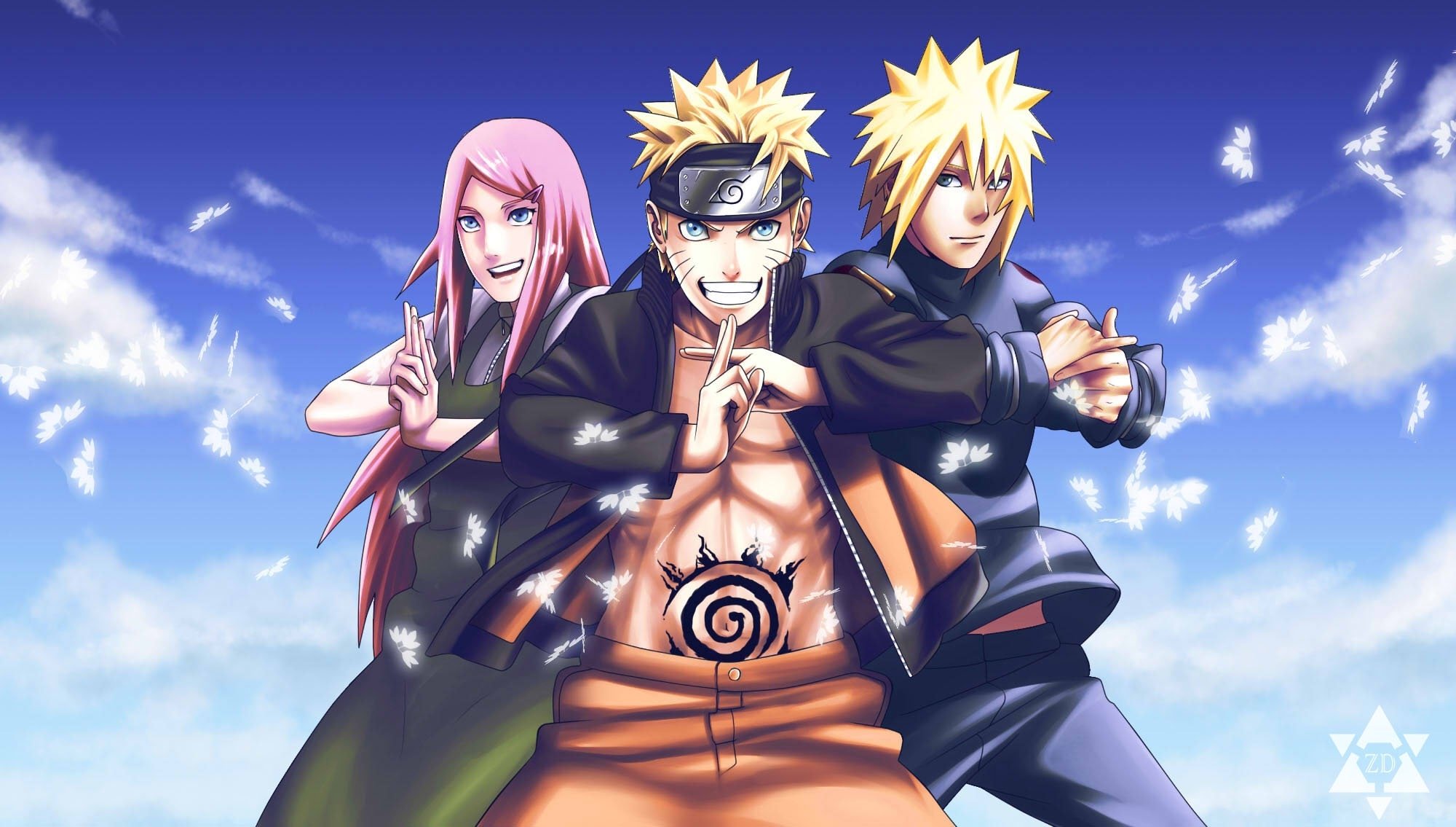 naruto minato kushina familie uzumaki siegel namikaze