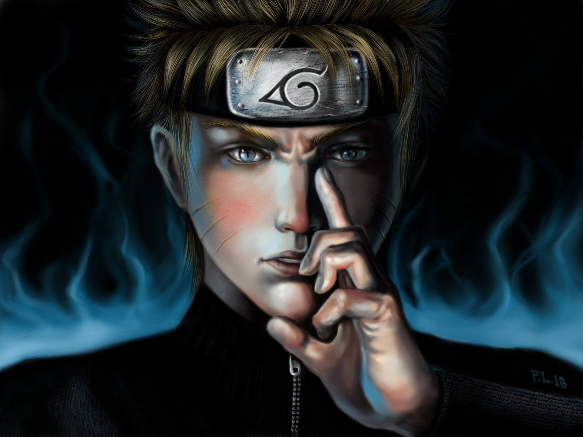 sztuka ni6htmare01 facet uzumaki naruto spojrzenie naruto