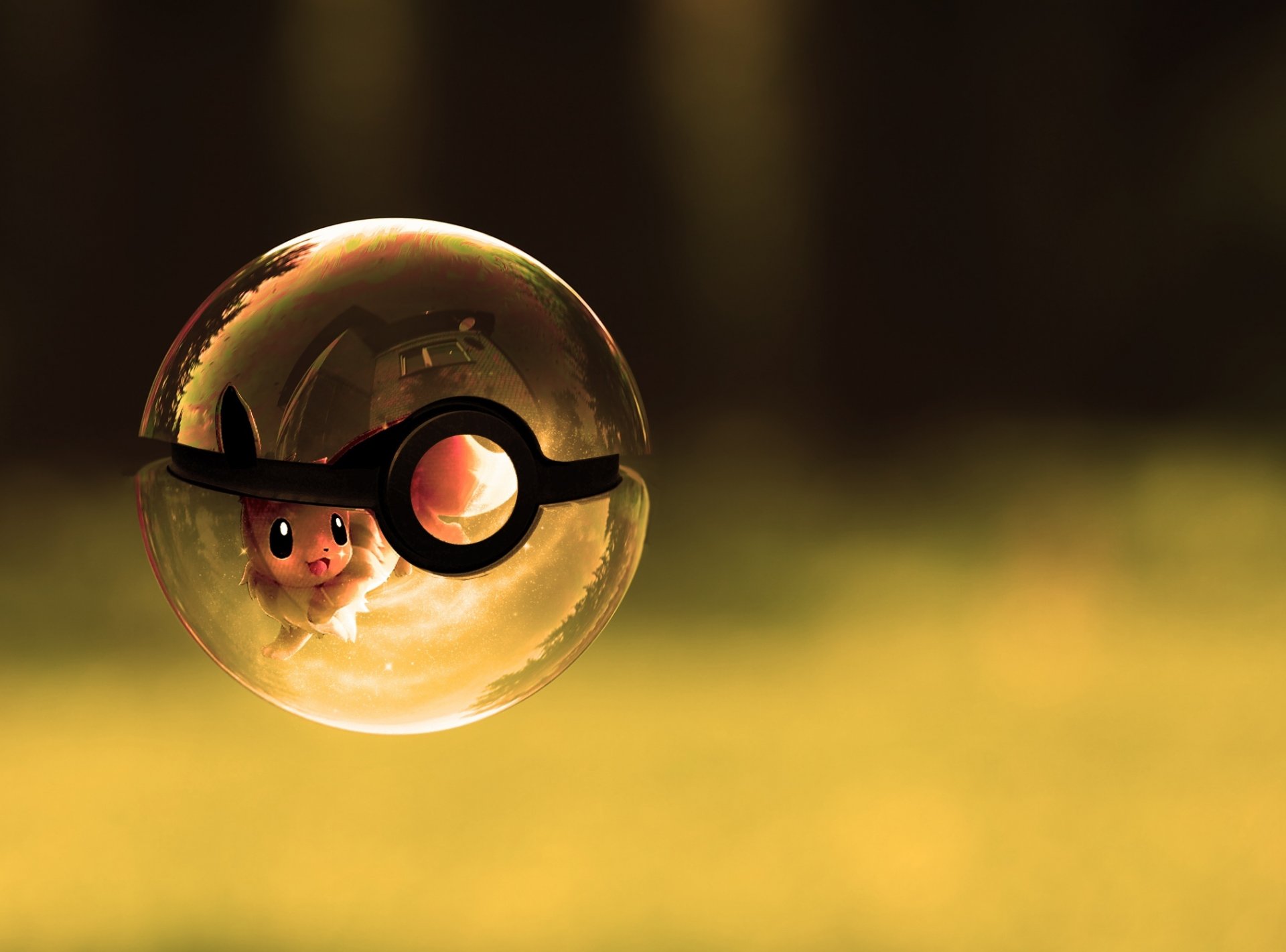 pokemon boule bateau en verre