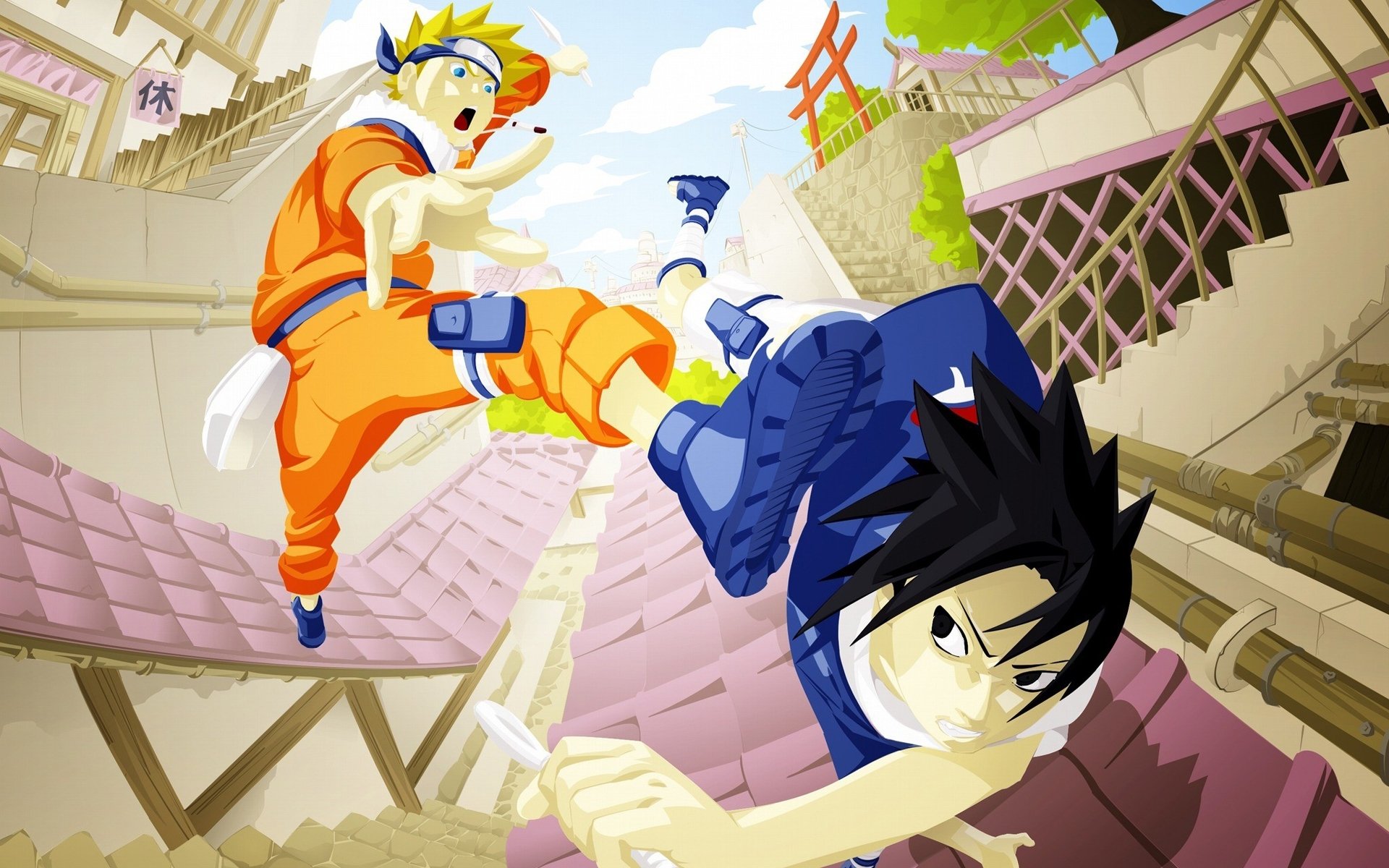 anime naruto uzumaki naruto uchiha sasuke sasuke arte