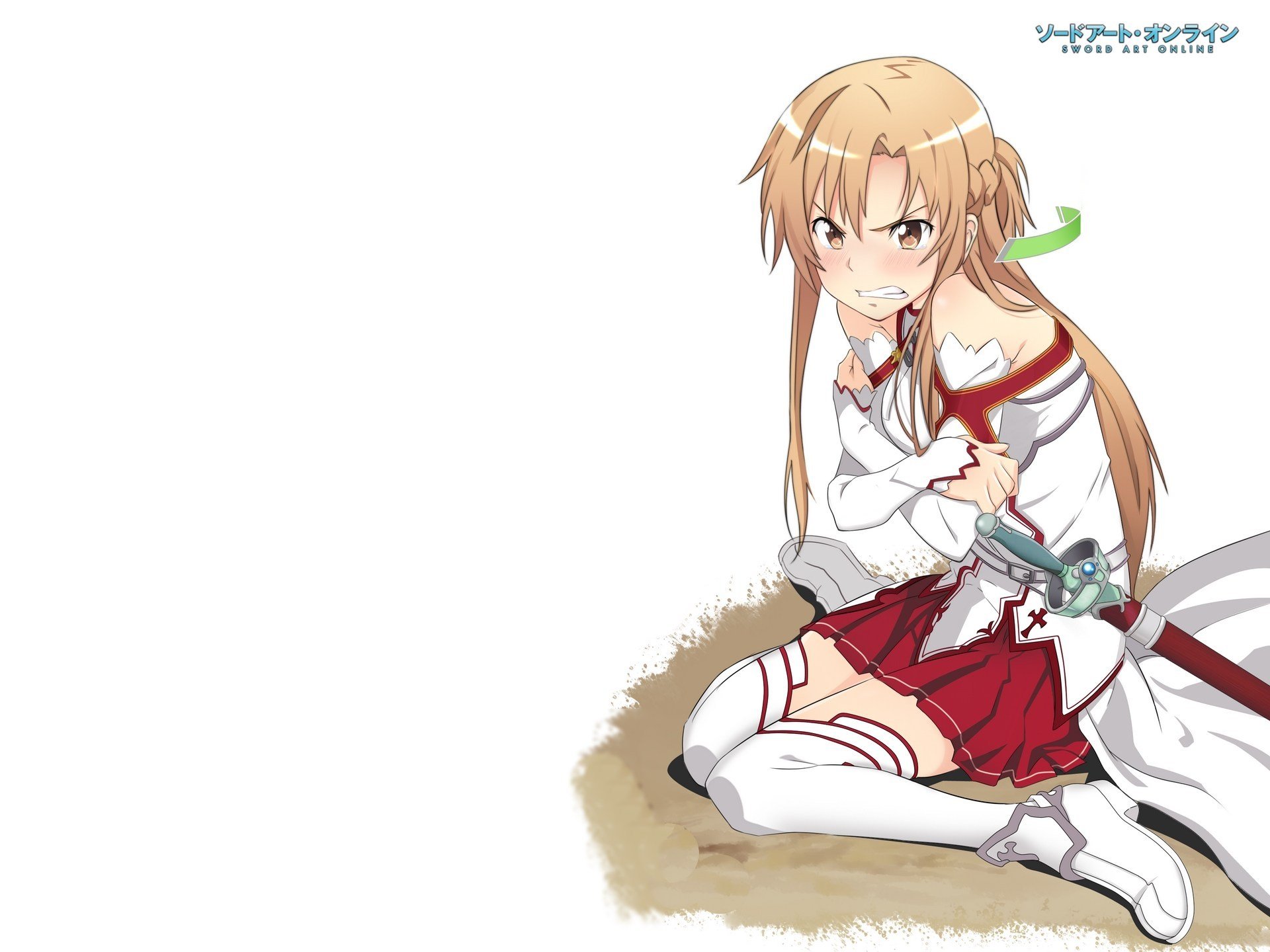 sword art online sao asuna sword master online gniew miecz