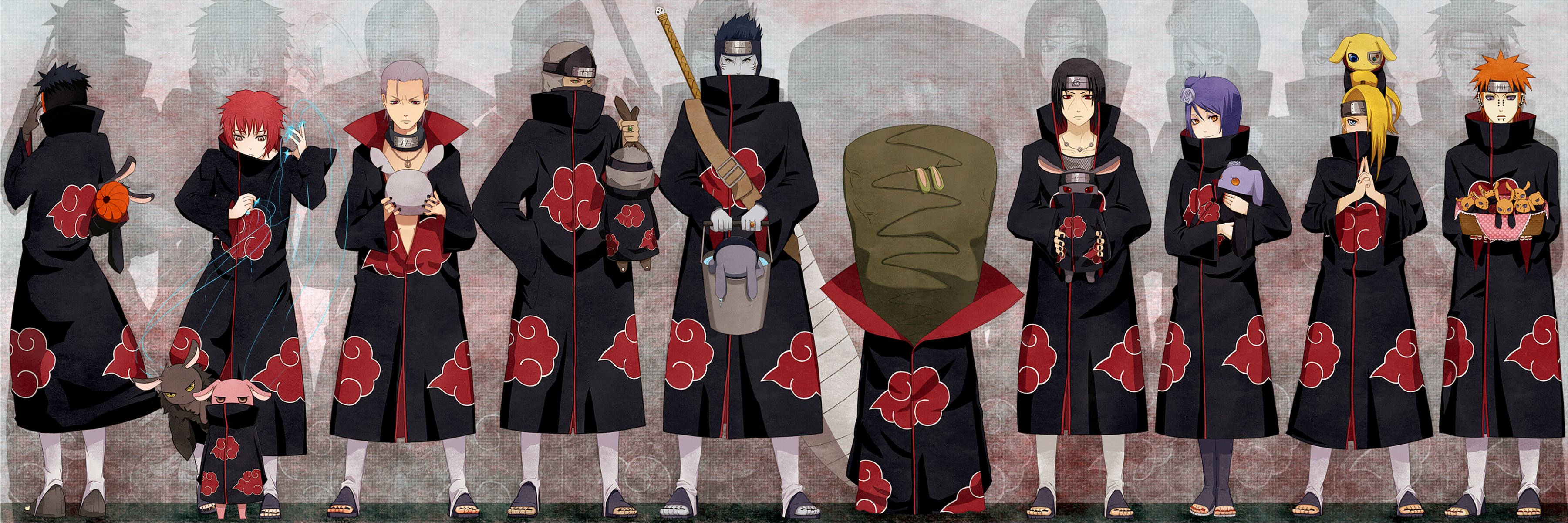 anime naruto itachi tobi deidara pain sasori