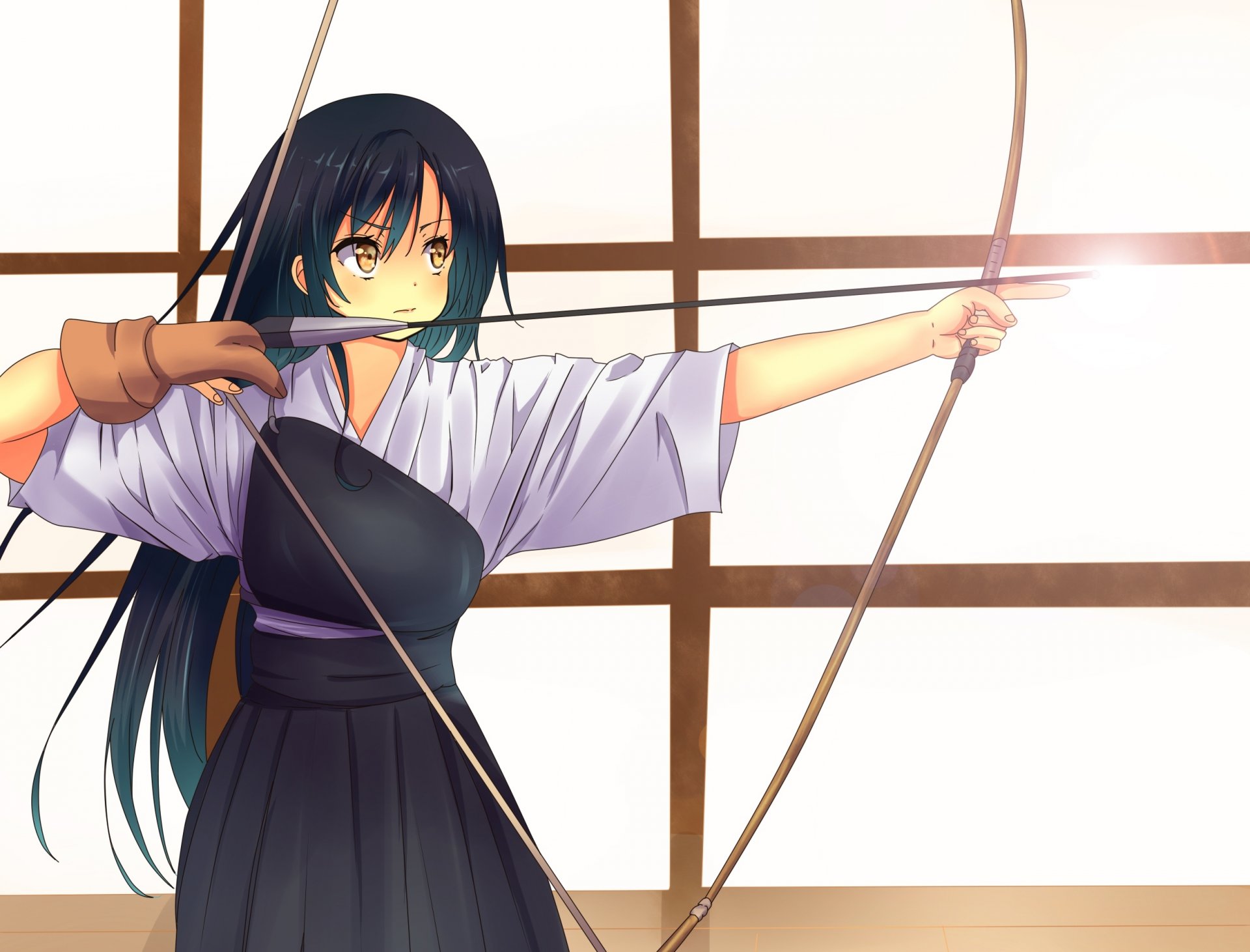 art odamanoe fille sonoda umi arme arc archer amour pas école idol projet