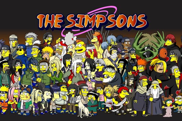 Fondos de pantalla de dibujos animados - parodia de los Simpsons