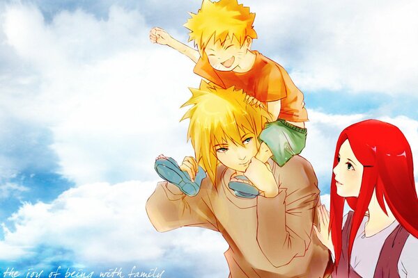 Anime uzumvki Naruto-familia