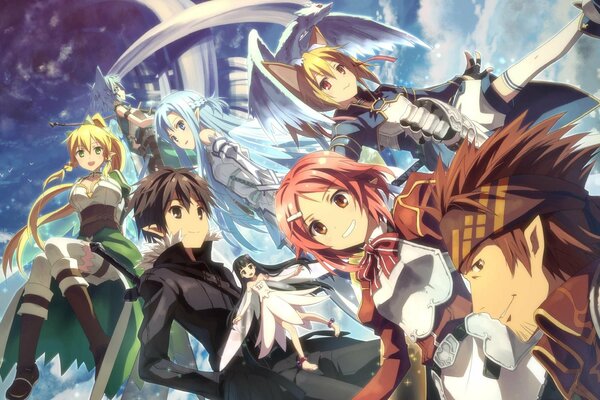 Sword Art online. alfheim online. Comic art