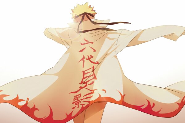 Anime Naruto Light Cape Blonde Hair